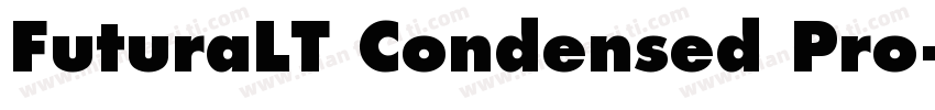 FuturaLT Condensed Pro字体转换